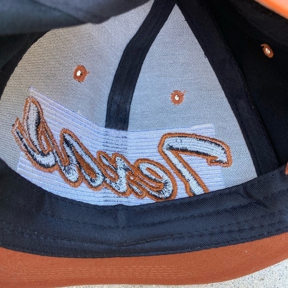 Texas Longhorns Black Script Spell-Out Snapback Hat One Size NCAA Big 12 College - Picture 10 of 10